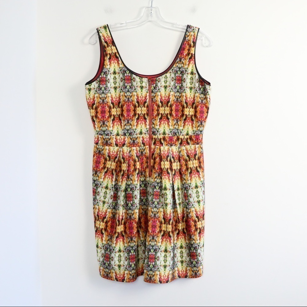 Sunday in Brooklyn Anthropologie printed sheath dress short L Large abstract - Picture 2 of 6